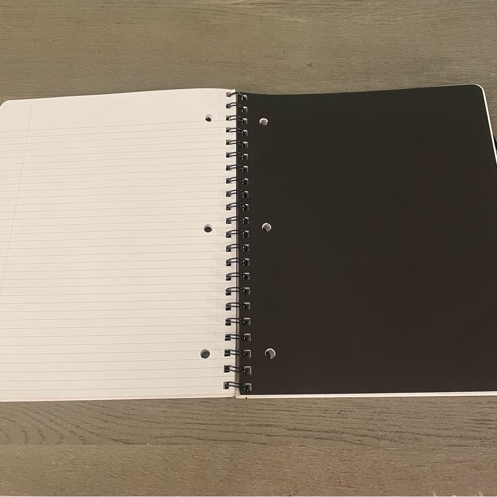 NWOT 3 Subject College Ruled Notebook - Picture 2 of 3